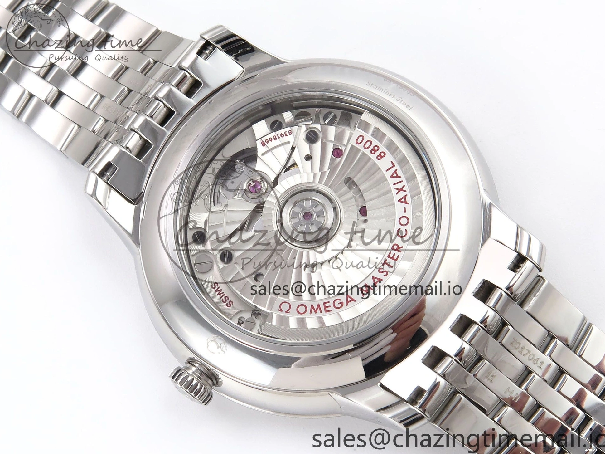 0104 De Ville Prestige SS VSF 1:1 Best Edition Gray Dial on SS Bracelet A OdorResistant 7702